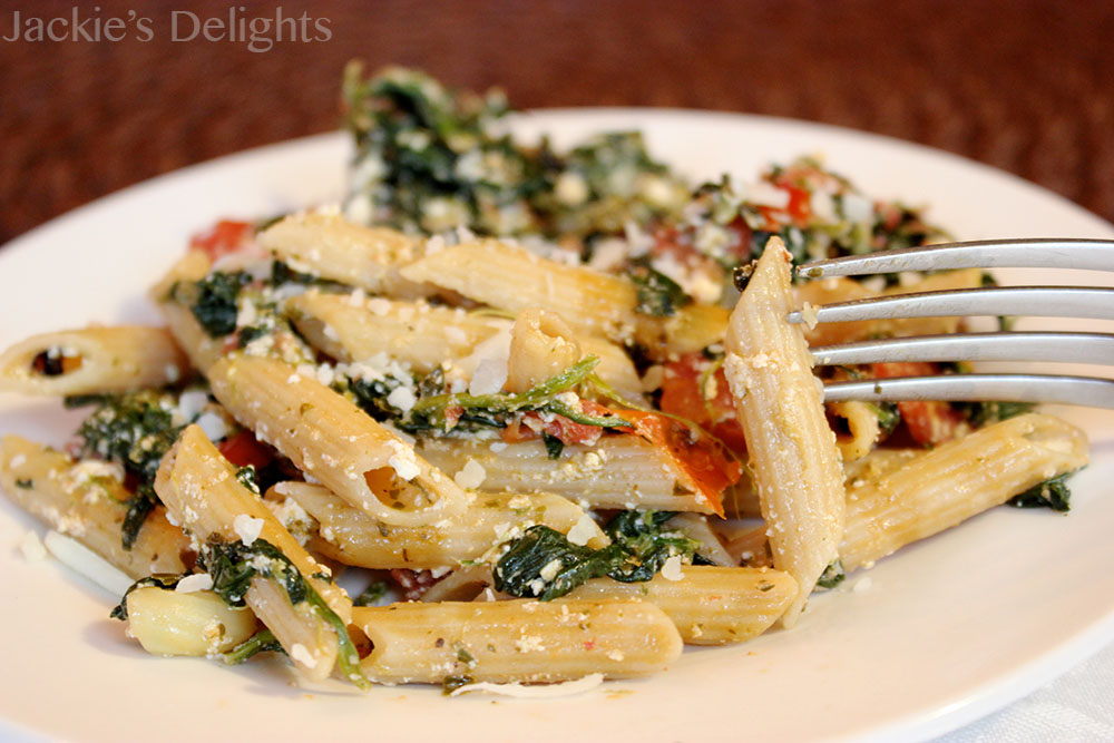 20-Minute Spinach and Feta Penne