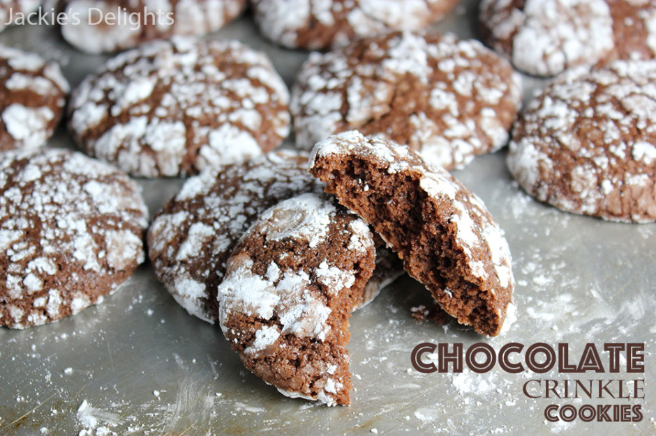 Chocolate crinkle cookies.3